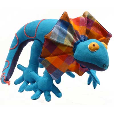 stuffed plush lizards